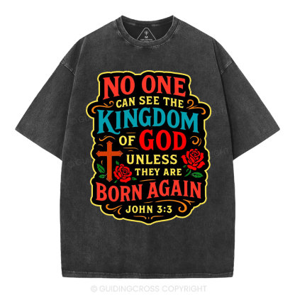 Born Again Christian Washed T-Shirt