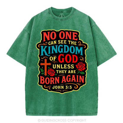 Born Again Christian Washed T-Shirt