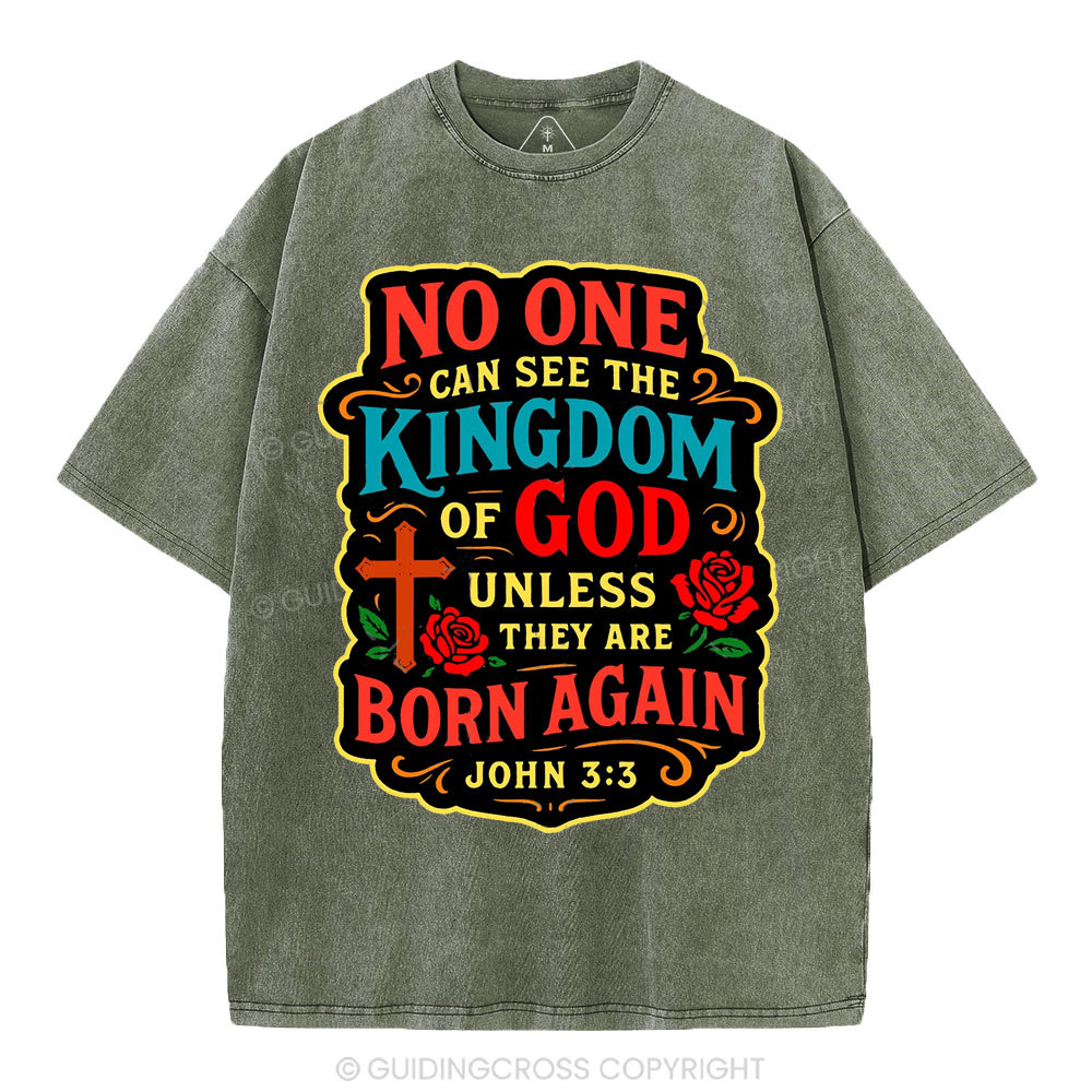 Born Again Christian Washed T-Shirt