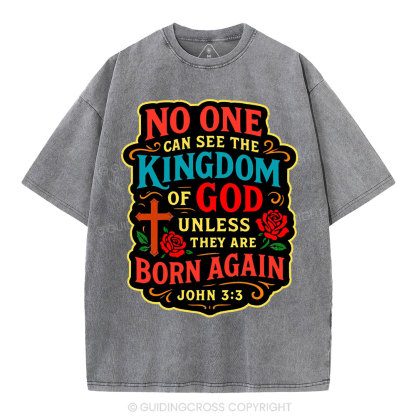 Born Again Christian Washed T-Shirt