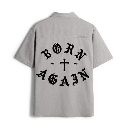 Born Again Christian Work Shirt