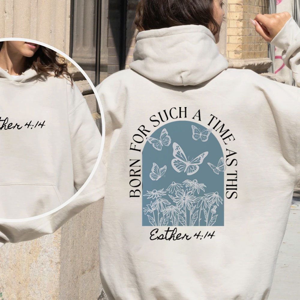 Born For Such A Time As This Christian Premium Fleece Hoodie Set