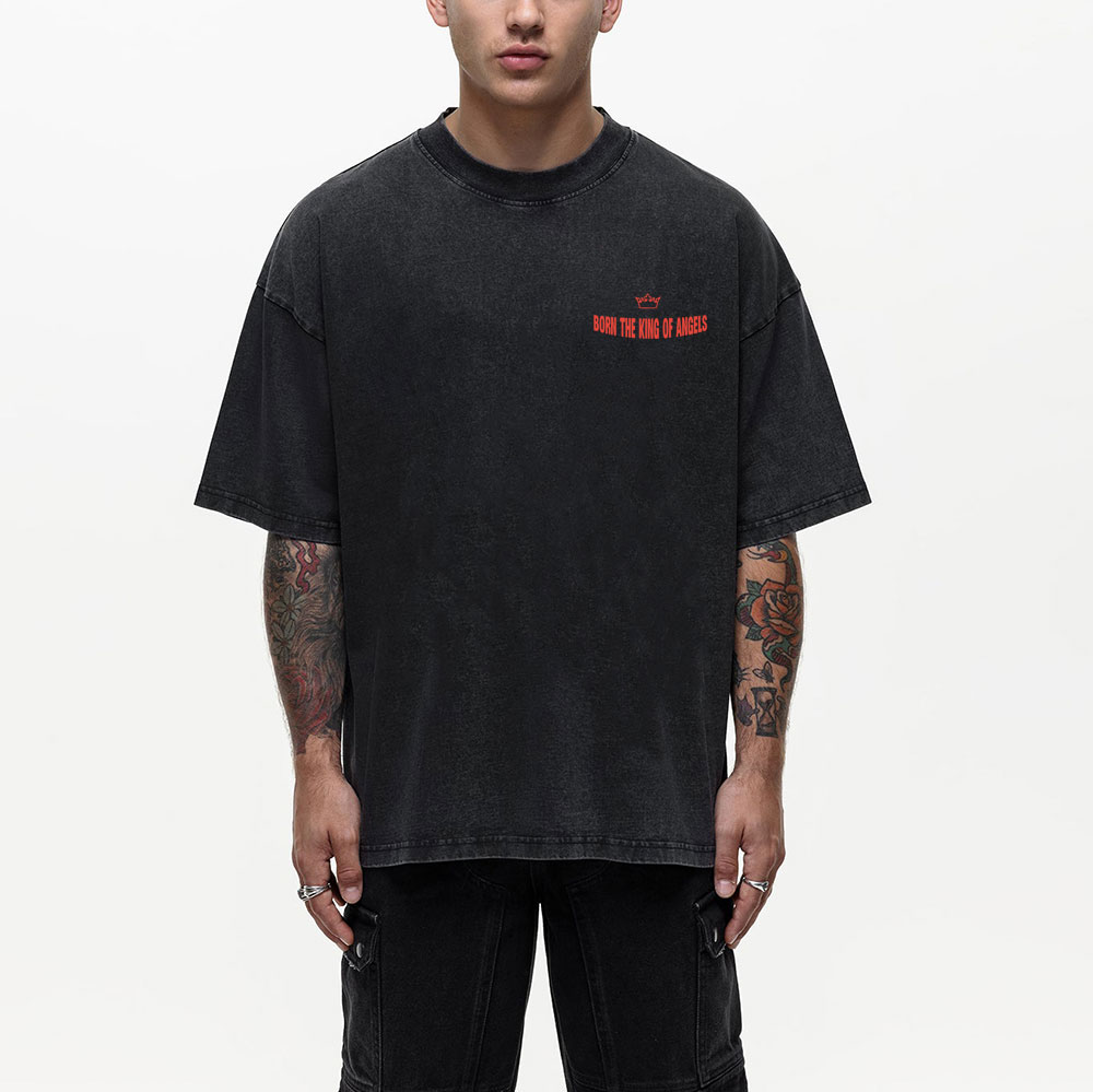 Bornn The King Of Angles Christian Washed T-Shirt
