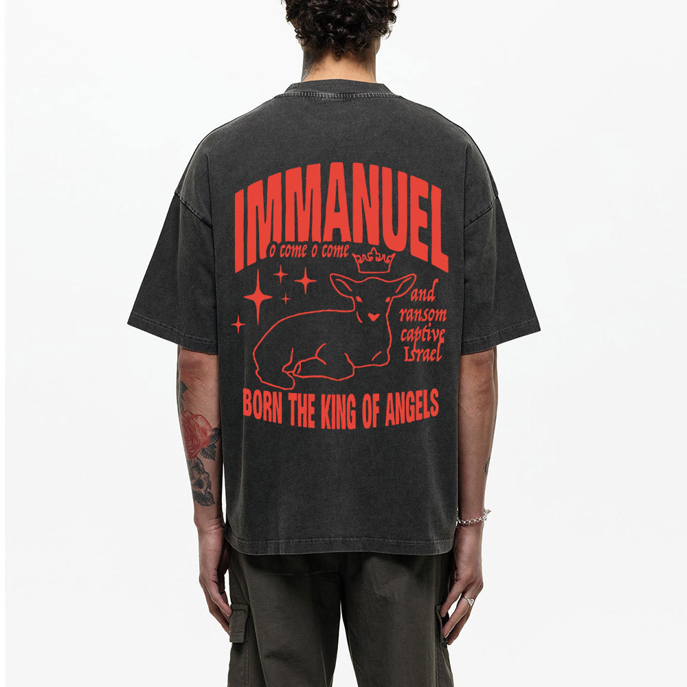 Bornn The King Of Angles Christian Washed T-Shirt