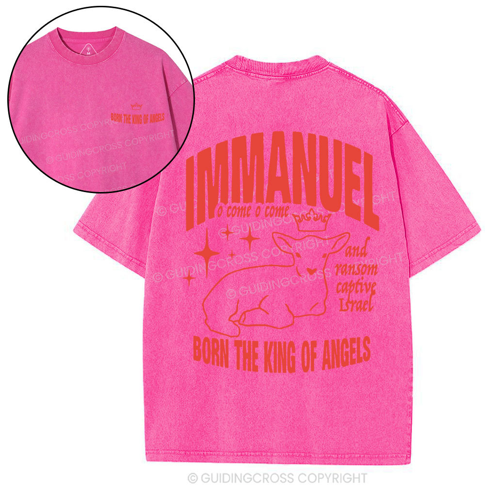 Bornn The King Of Angles Christian Washed T-Shirt