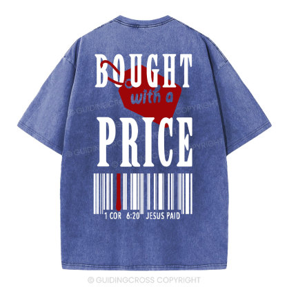 Bought With A Price Christian Washed T-Shirt