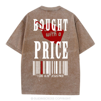Bought With A Price Christian Washed T-Shirt