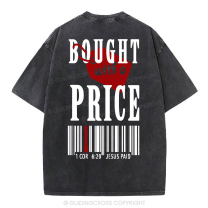 Bought With A Price Christian Washed T-Shirt