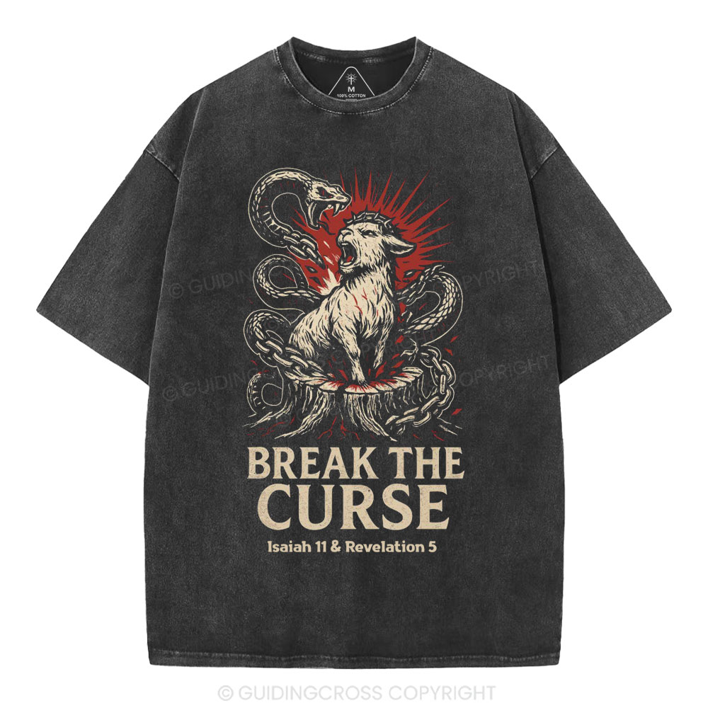 Break The Curse Christian Washed T-Shirt