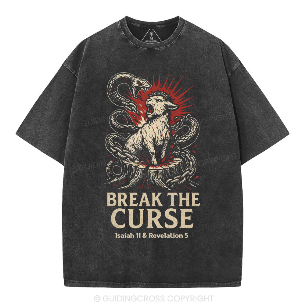 Break The Curse Christian Washed T-Shirt
