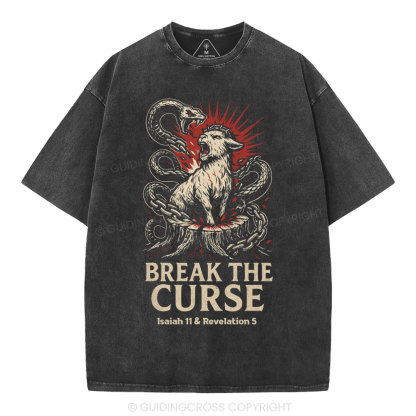 Break The Curse Christian Washed T-Shirt