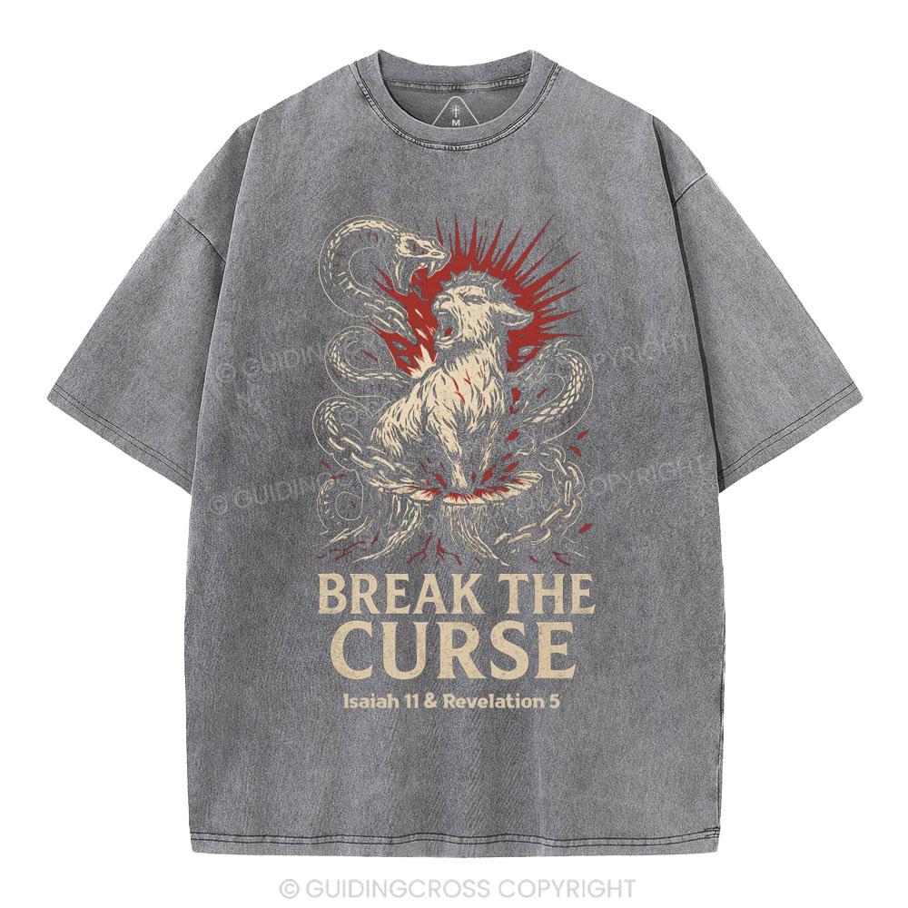 Break The Curse Christian Washed T-Shirt