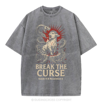 Break The Curse Christian Washed T-Shirt