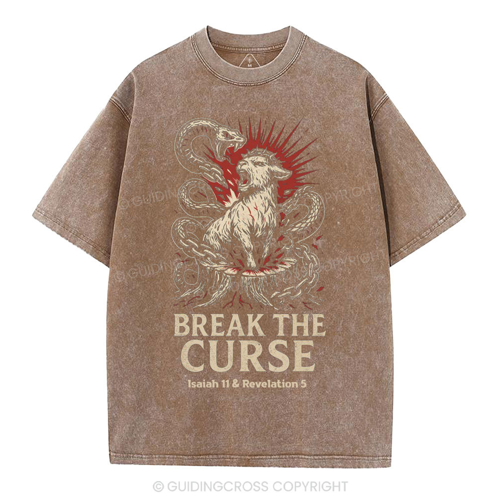 Break The Curse Christian Washed T-Shirt