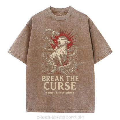 Break The Curse Christian Washed T-Shirt