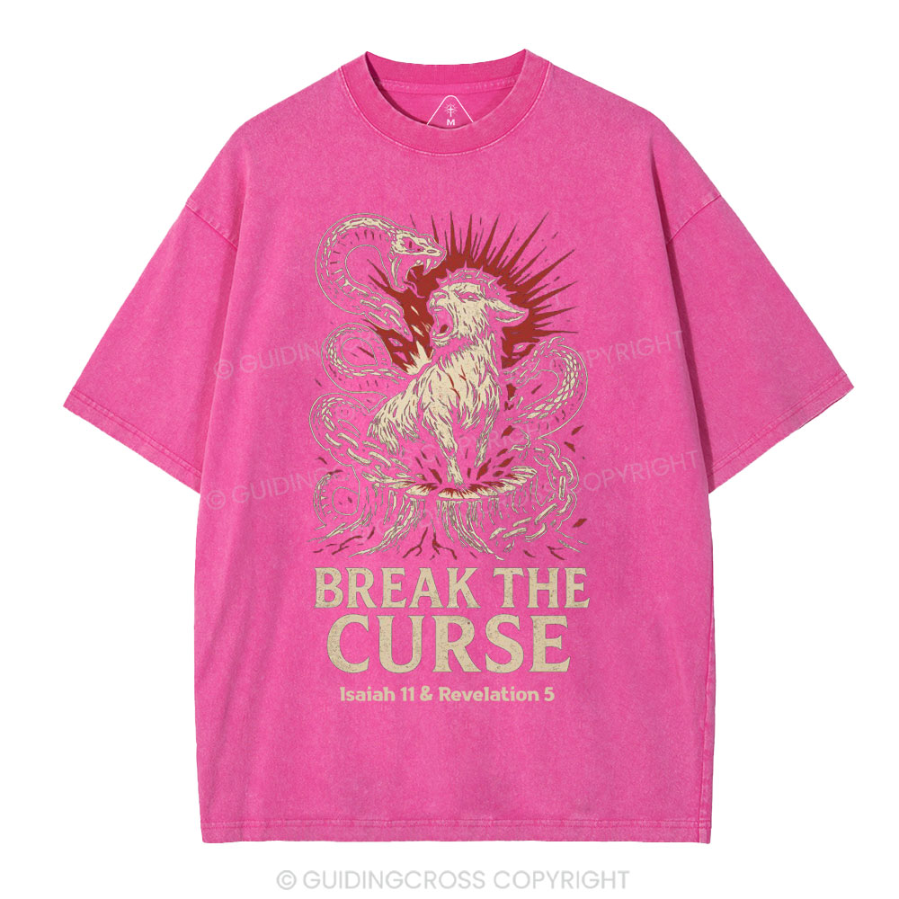 Break The Curse Christian Washed T-Shirt