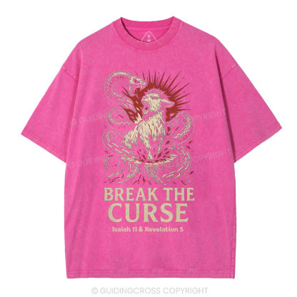 Break The Curse Christian Washed T-Shirt