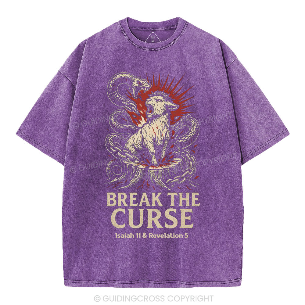 Break The Curse Christian Washed T-Shirt