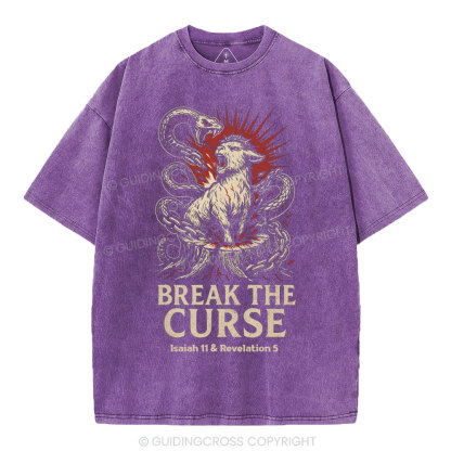 Break The Curse Christian Washed T-Shirt