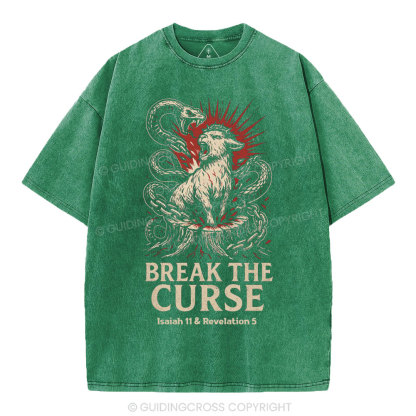 Break The Curse Christian Washed T-Shirt