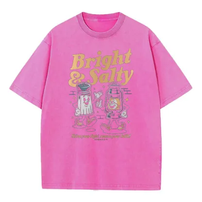 Bright And Salty Christian Washed T-Shirt