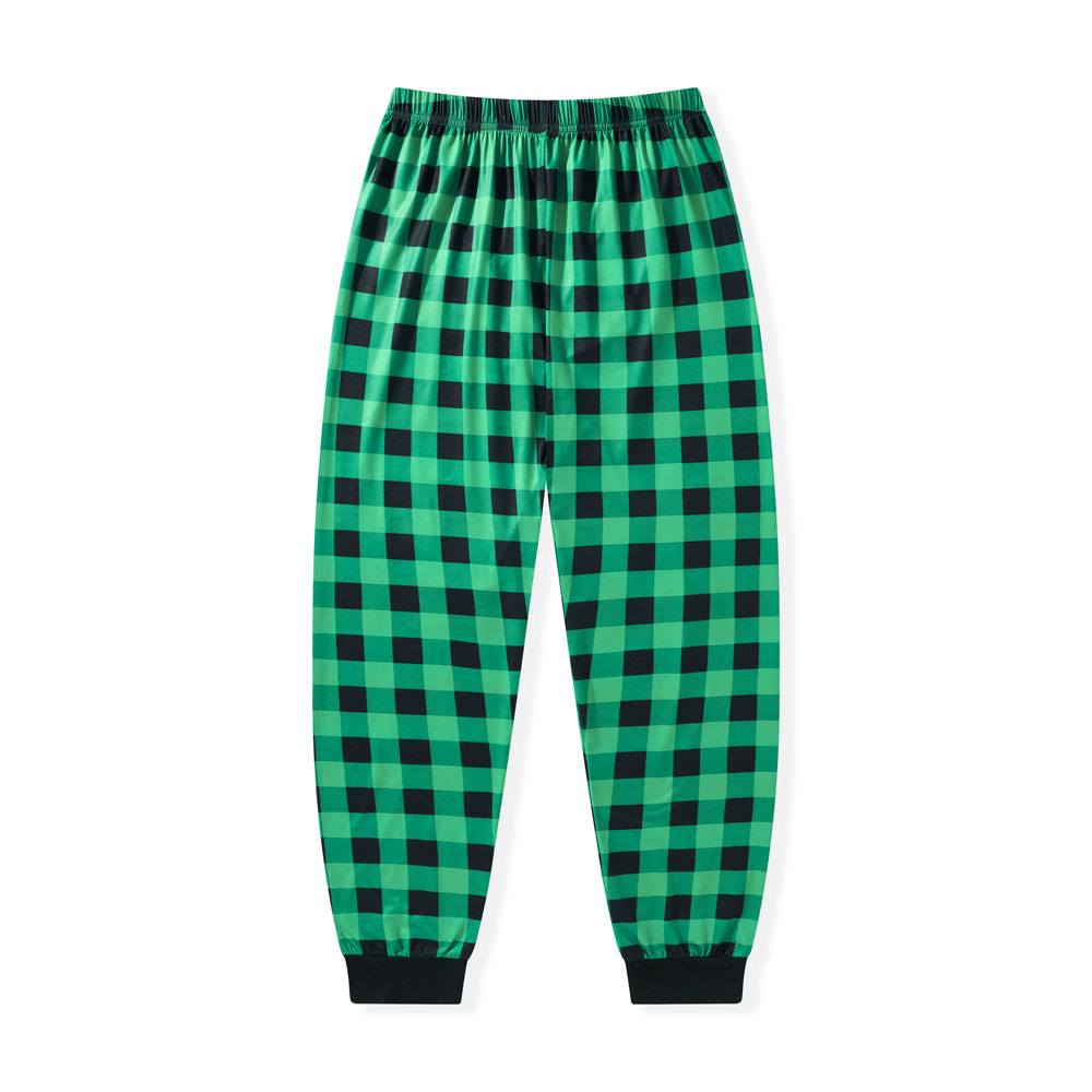 Buffalo Plaid Christmas Elastic Waist Pants