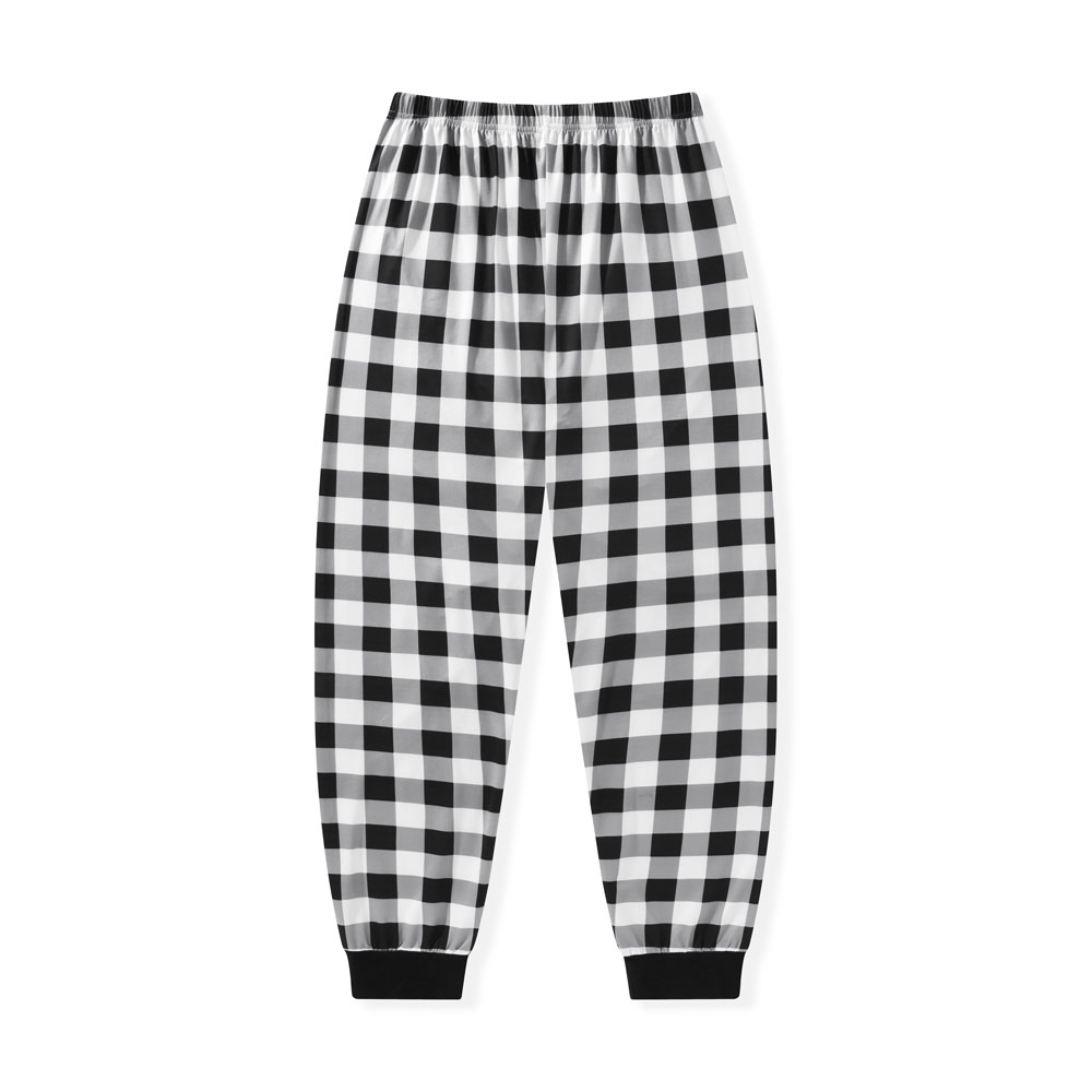 Buffalo Plaid Christmas Elastic Waist Pants