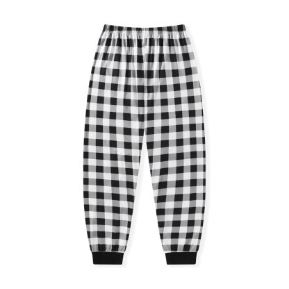 Buffalo Plaid Christmas Elastic Waist Pants
