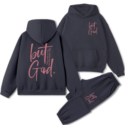 But God Christian Fleece Hoodie Set