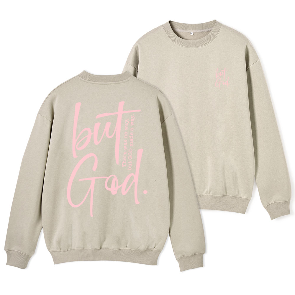 But God Christian Fleece Sweatshirt Sale - GuidingCross