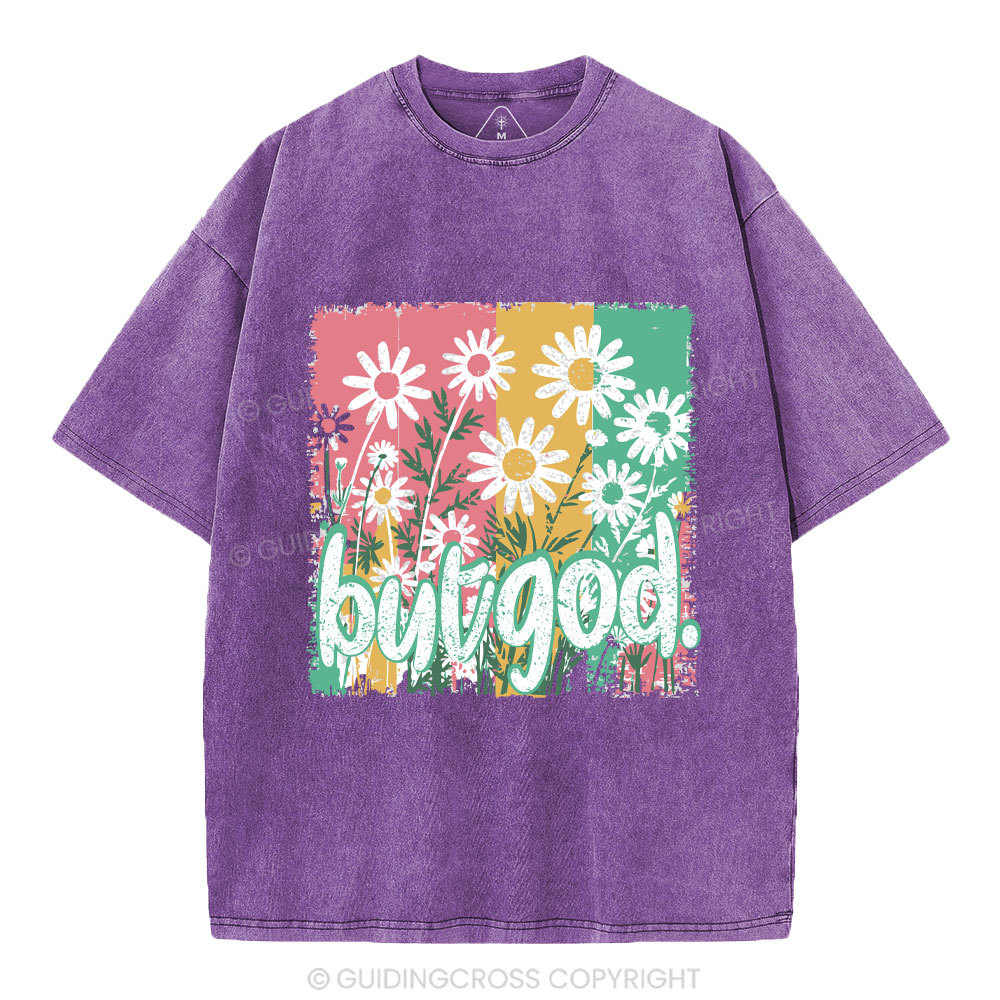 But God Christian Washed T-Shirt