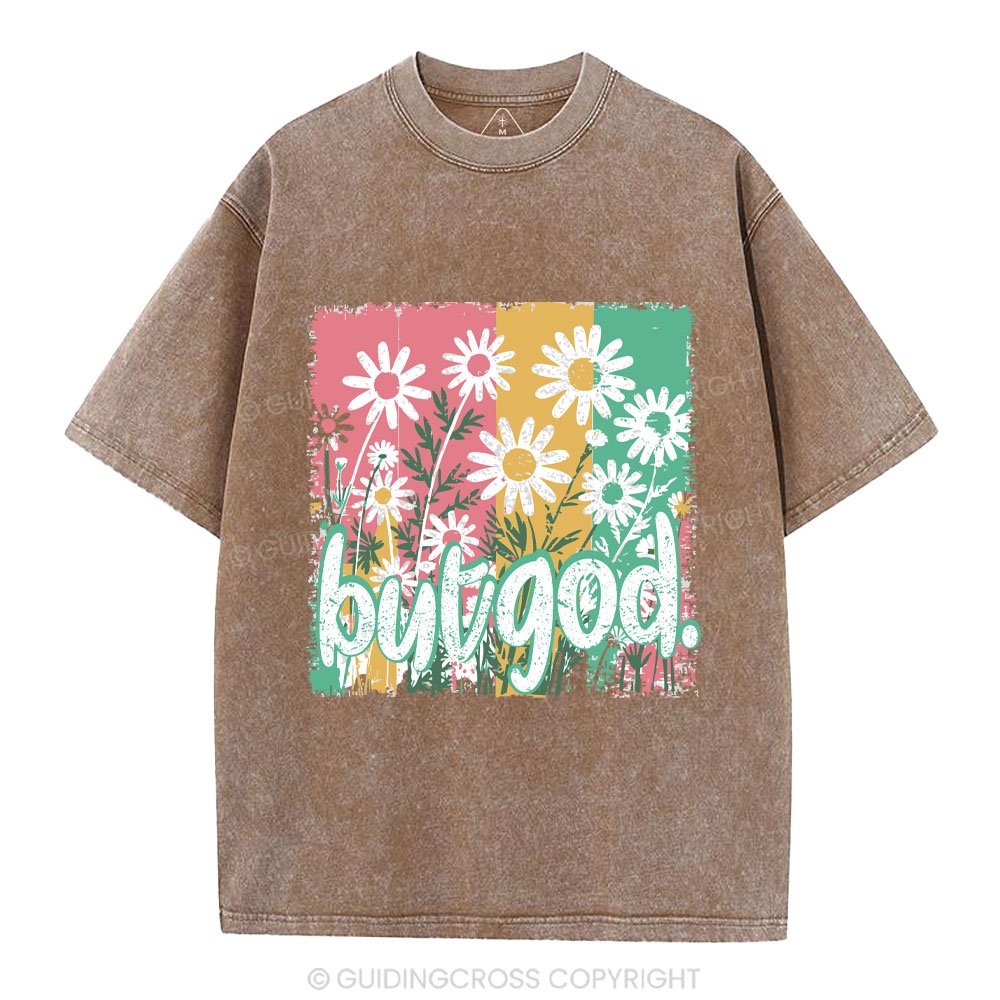 But God Christian Washed T-Shirt