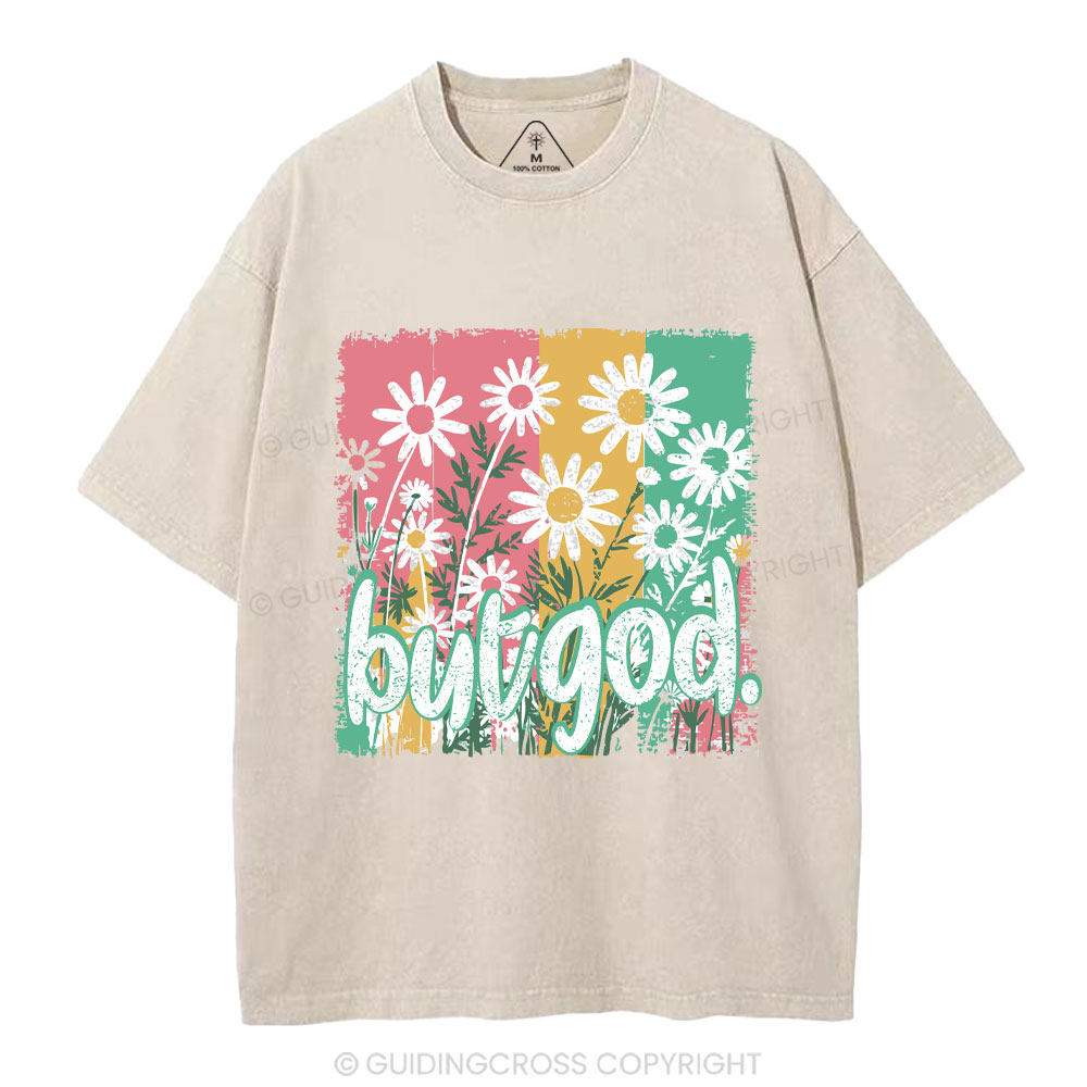 But God Christian Washed T-Shirt