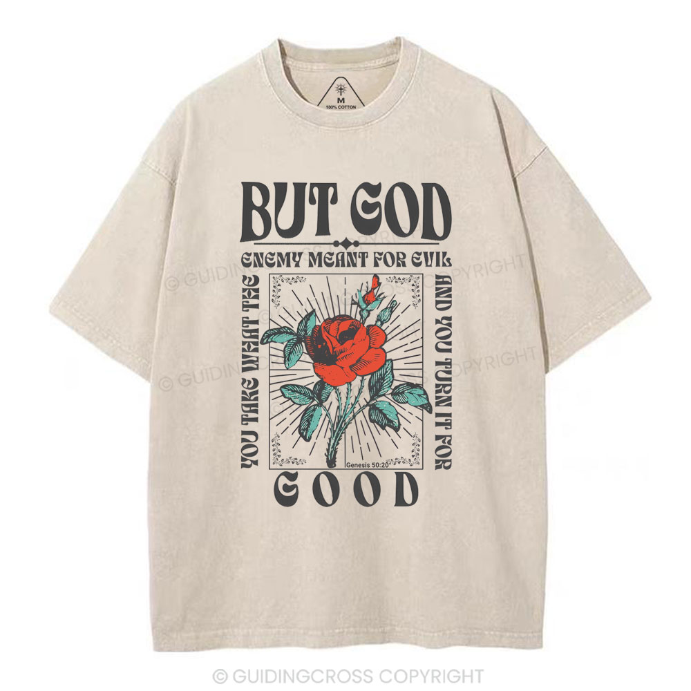 But God Christian Washed T-Shirt