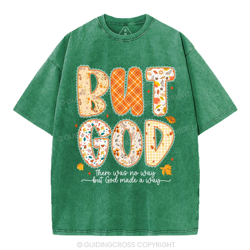 But God Christian Washed T-Shirt