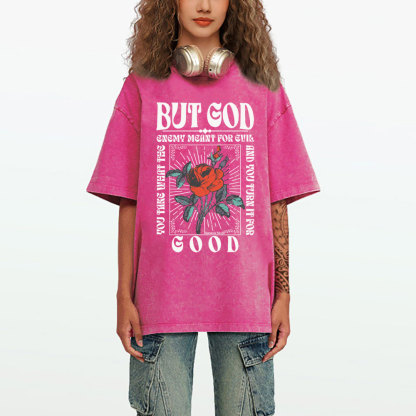 But God Christian Washed T-Shirt
