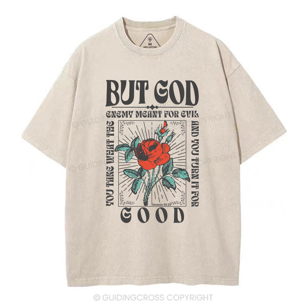 But God Christian Washed T-Shirt