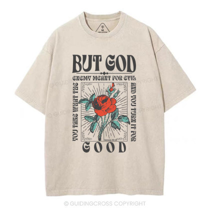 But God Christian Washed T-Shirt