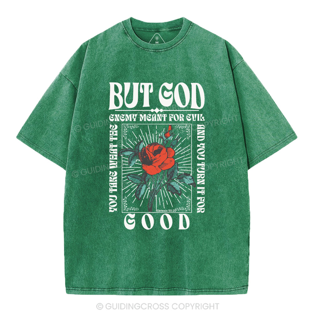 But God Christian Washed T-Shirt