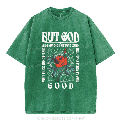 But God Christian Washed T-Shirt
