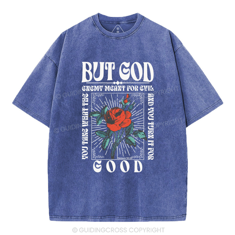 But God Christian Washed T-Shirt
