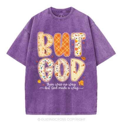 But God Christian Washed T-Shirt
