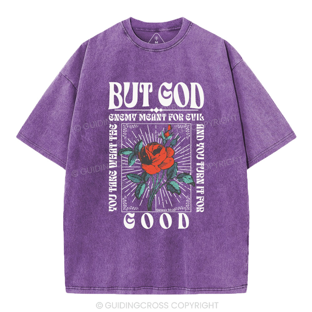 But God Christian Washed T-Shirt