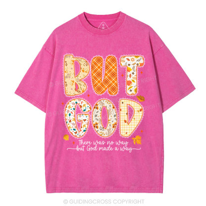 But God Christian Washed T-Shirt