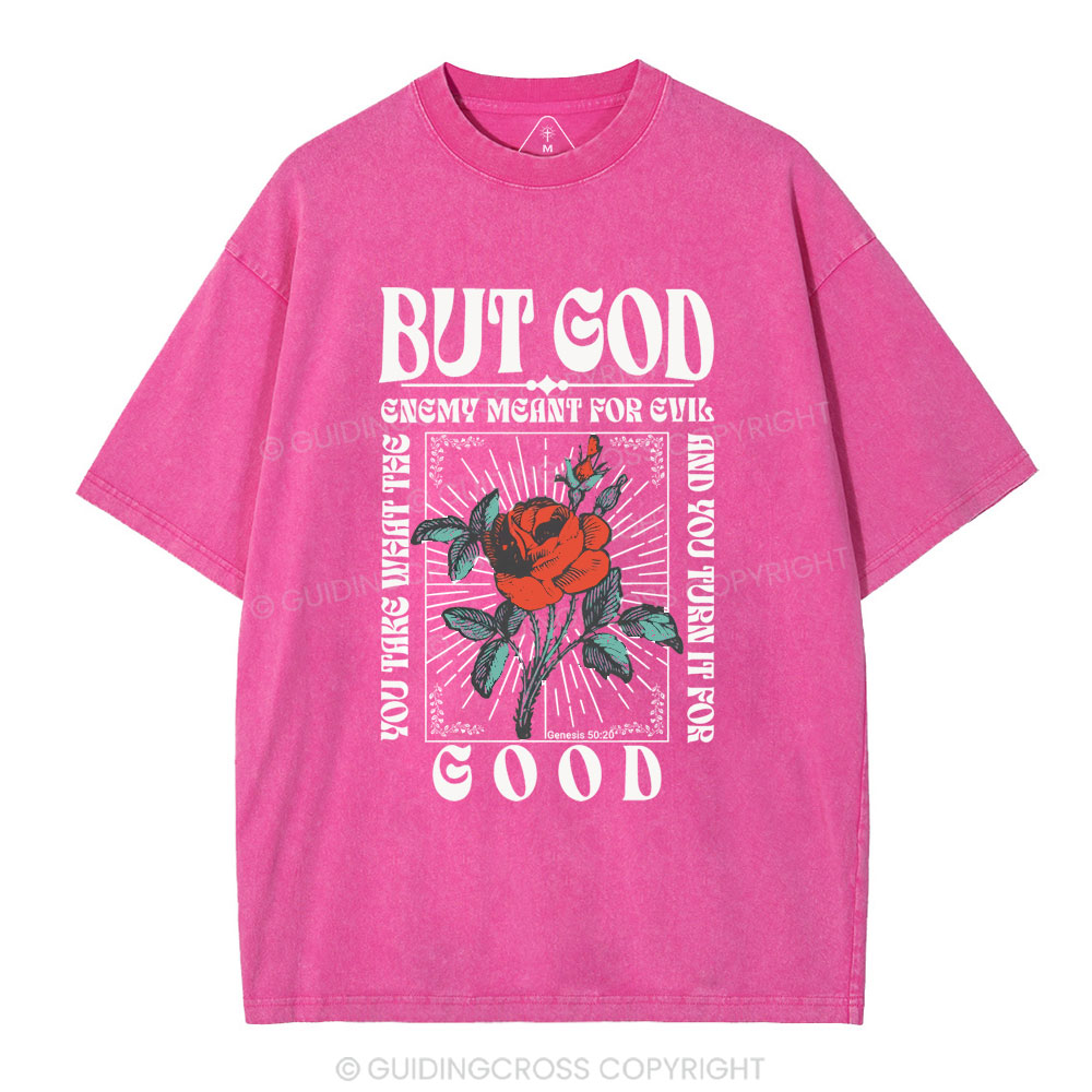 But God Christian Washed T-Shirt