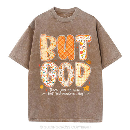 But God Christian Washed T-Shirt