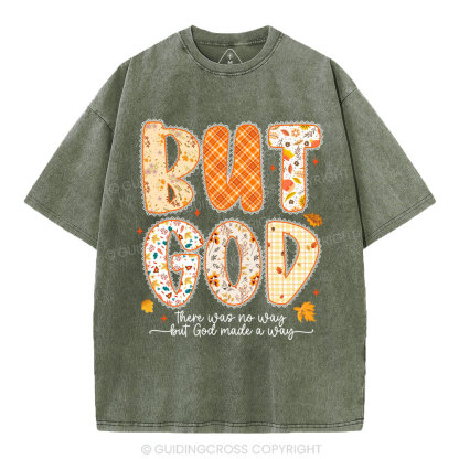 But God Christian Washed T-Shirt