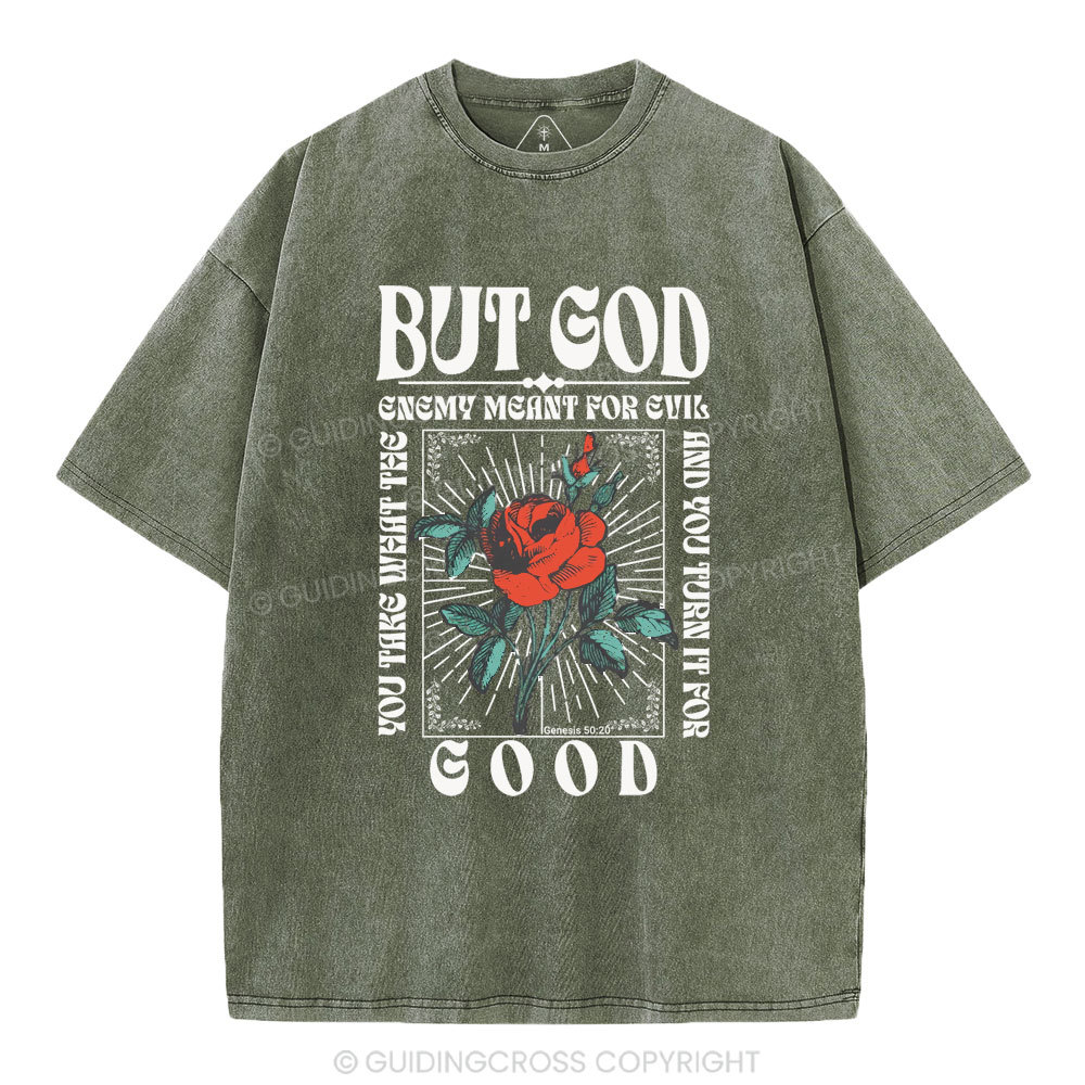 But God Christian Washed T-Shirt