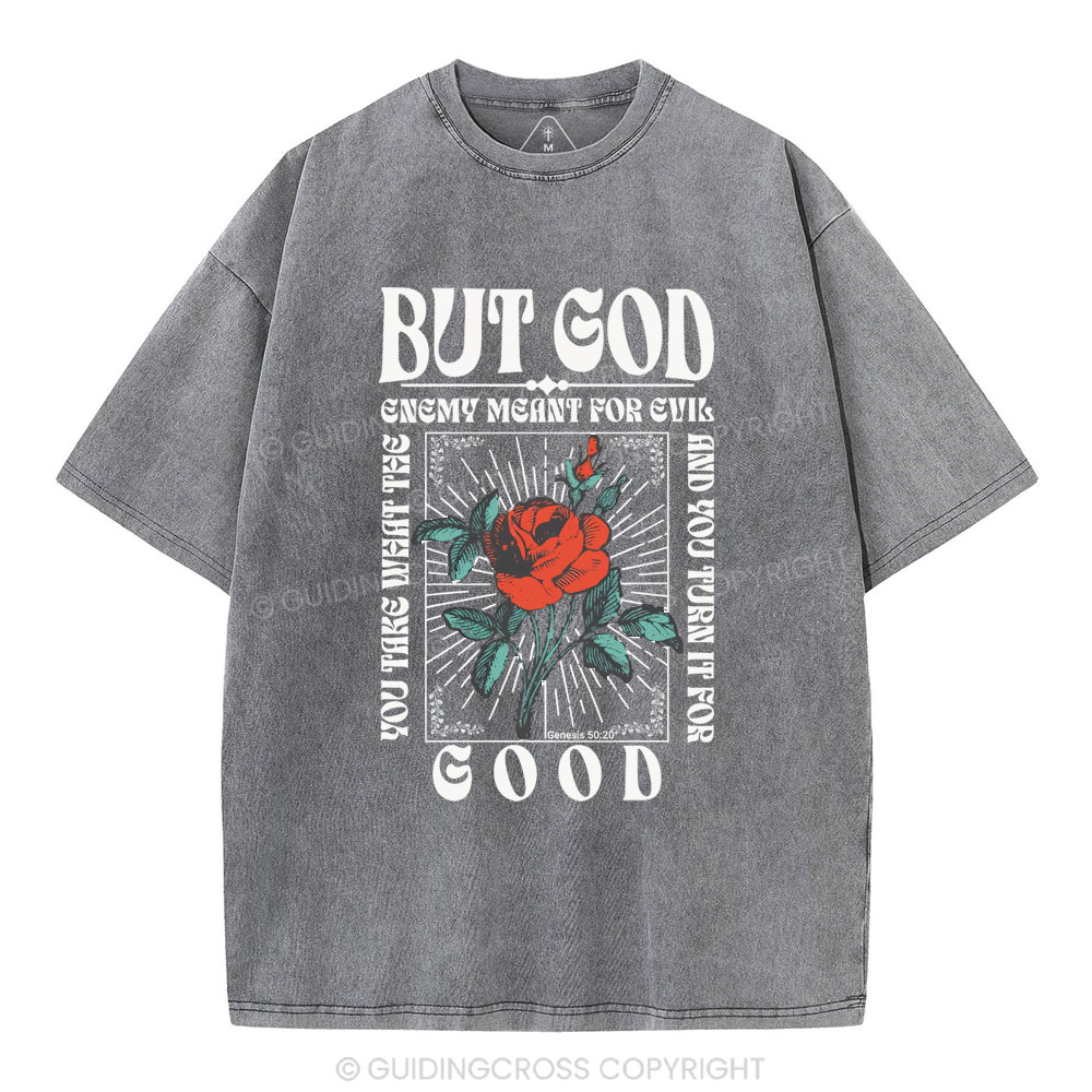 But God Christian Washed T-Shirt