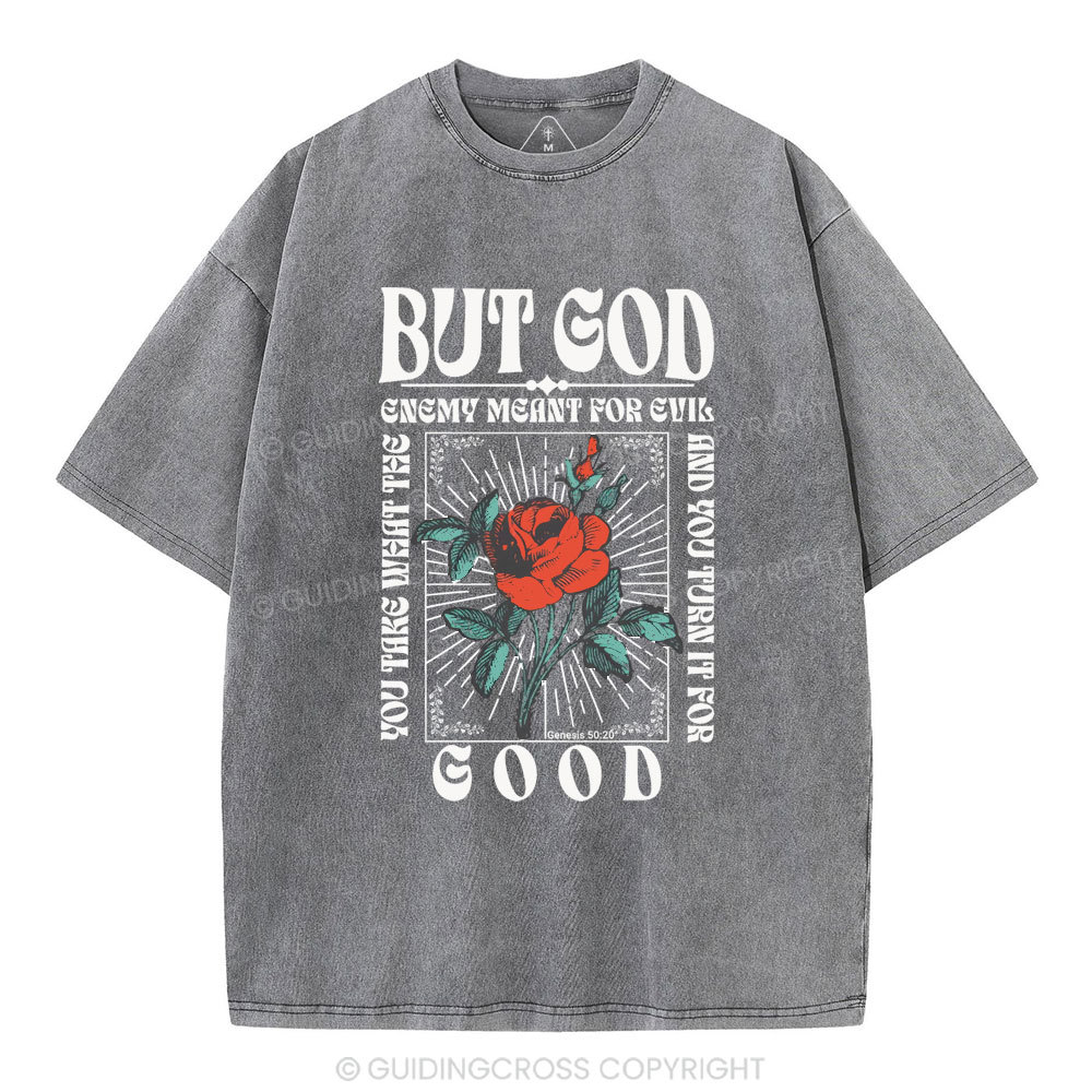 But God Christian Washed T-Shirt